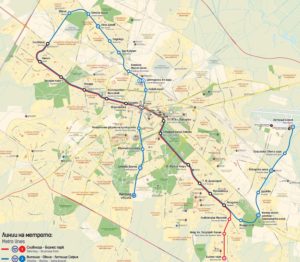 Sofia Metro Map