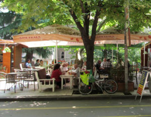 Bar, Makedoniya street. Sandanski