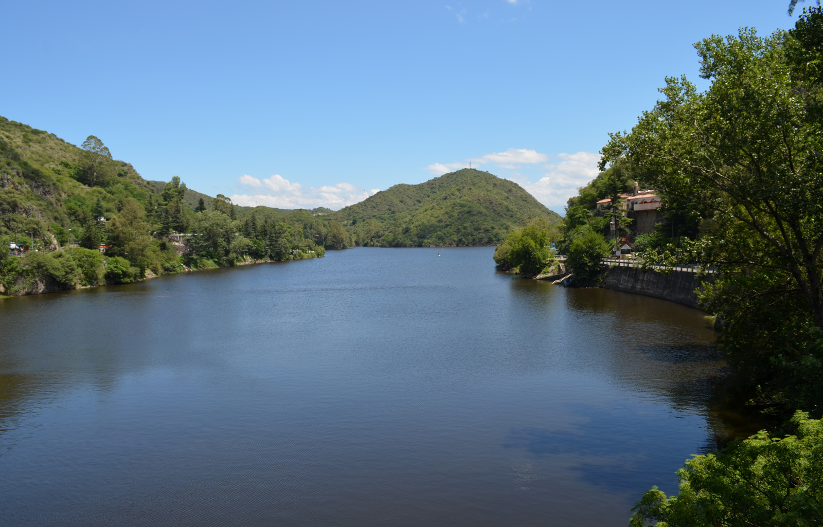 San Roque lake from the Dam