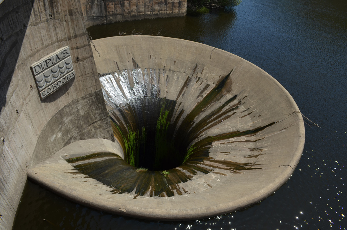 Spillway of the dam