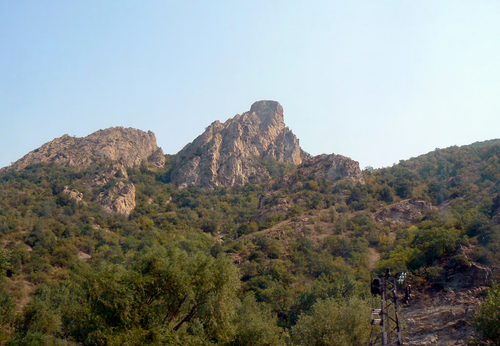 Rocks and mountains in the Struma Gorge