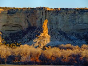 Cliffs on the south bank of the San Juan River, Farmington