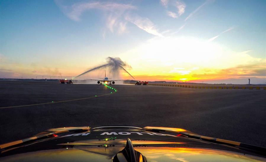 First landing at the Istanbul New Airport