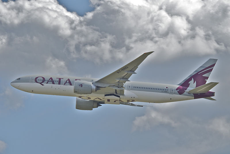 Boeing 777-200LR of Qatar