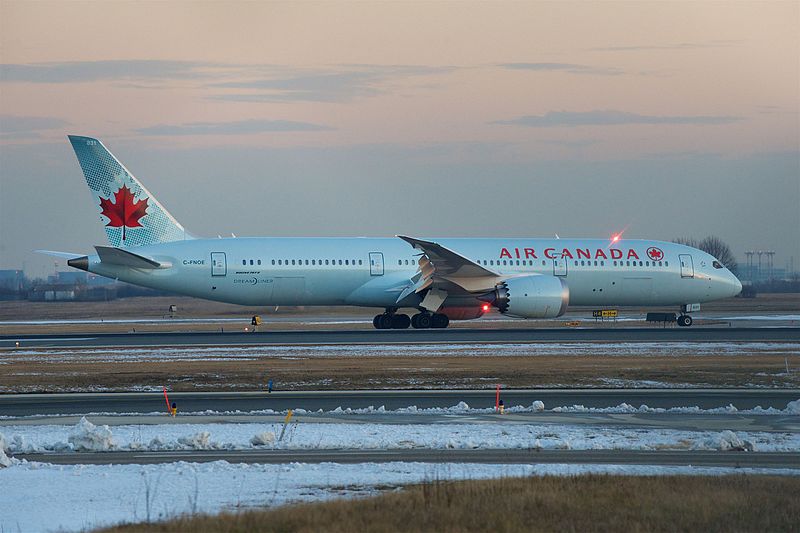 Boeing 787-9 of Air Canada