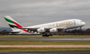 Airbus A380 of Emirates