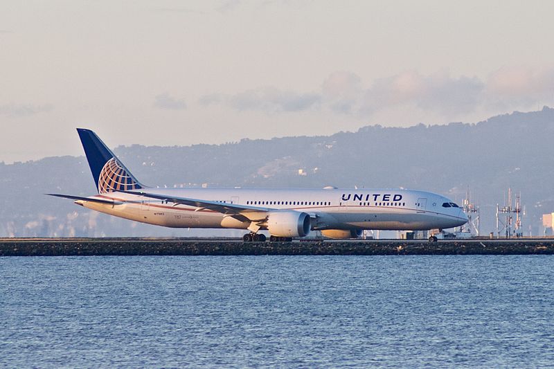 Boeing 787-9 Dreamliner belonging to United Airlines
