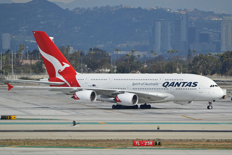 Airbus A380 of Qantas