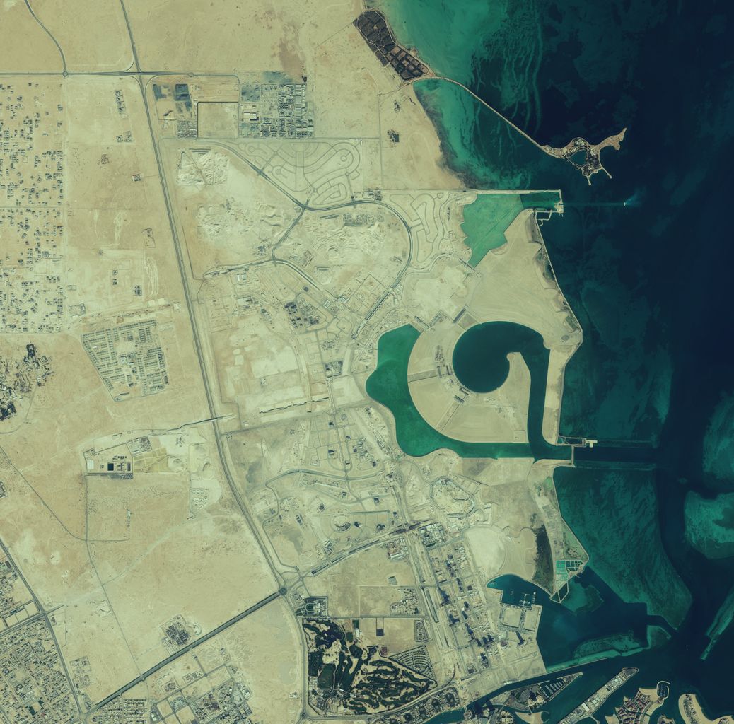 Lusail satellite image year 2015