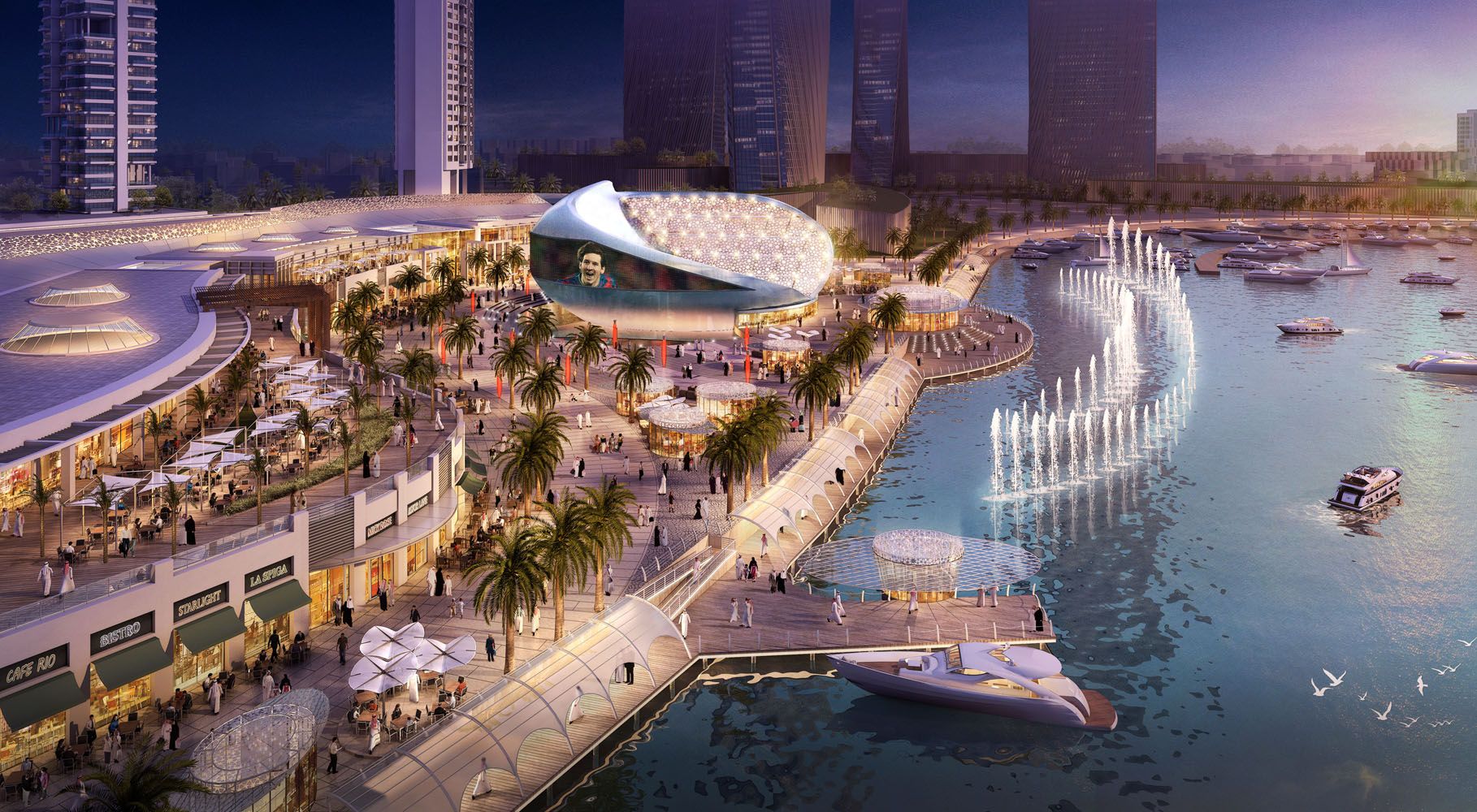 Lusail center render
