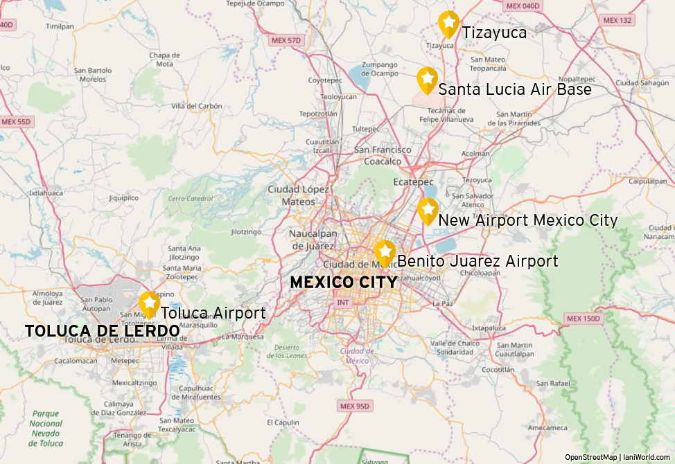 Mexico City airports and options