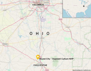 Mound city Hopewell map