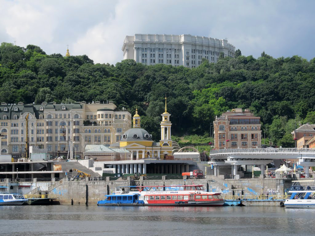 Podil from Dnieper river