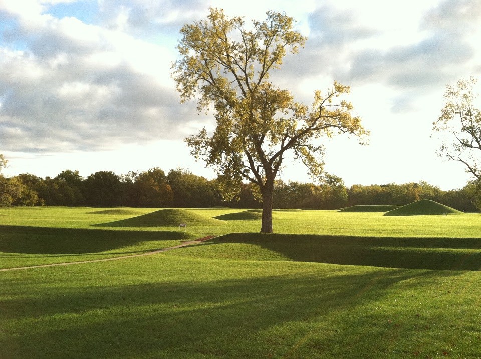 Mounds in Hopewell Culture Park