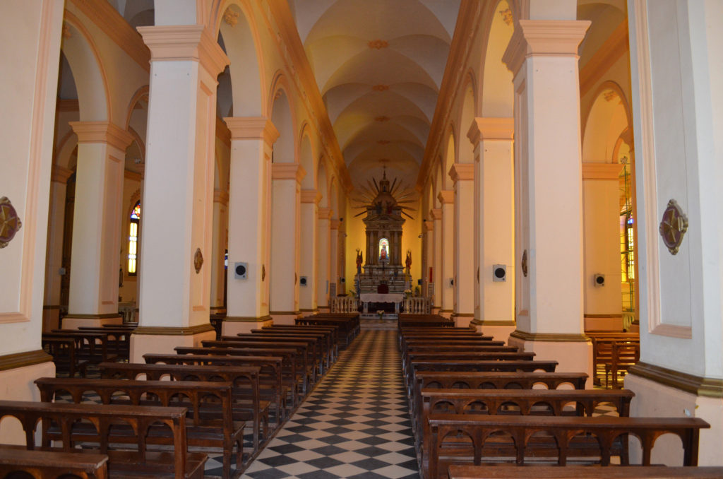 Inside Cathedral Nuestra Señora del Rosario