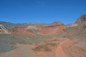 Great spaces and big coloured mountains close to 68 route