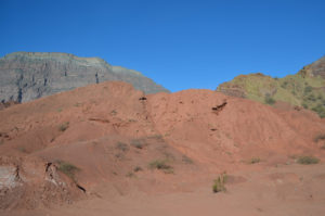 montañas de colores y formas asombrosas, Qquebrada de las Conchas