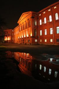 Backyard of university Kyiv