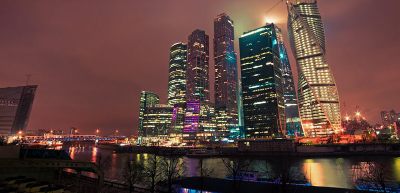 How many Russian cities can fit into the territory of Moscow when comparing their population?