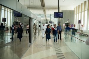 Qatar metro station