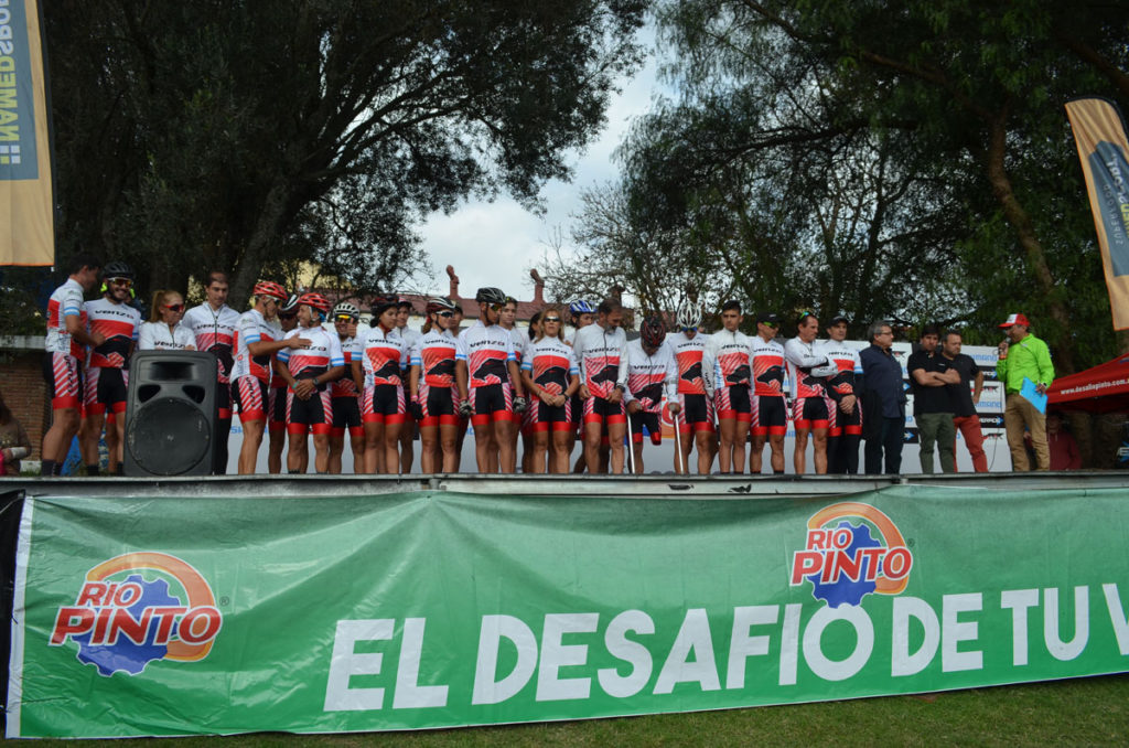 Desafio Rio Pinto  presentación de equipos y corredores