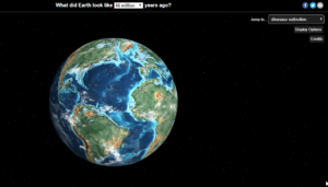 Ancient Earth globe