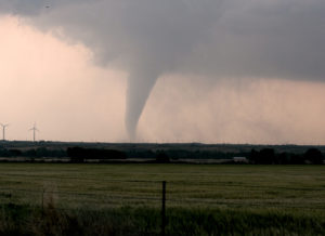 Tornado on the high plains United States