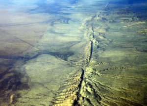 Aerial View San Andreas Fault