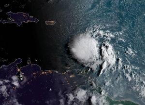 Dorian Tropical Strom Satellite