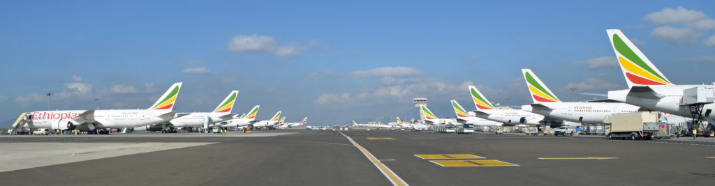 Ethiopian Airlines planes, Addis Ababa Bole Airport