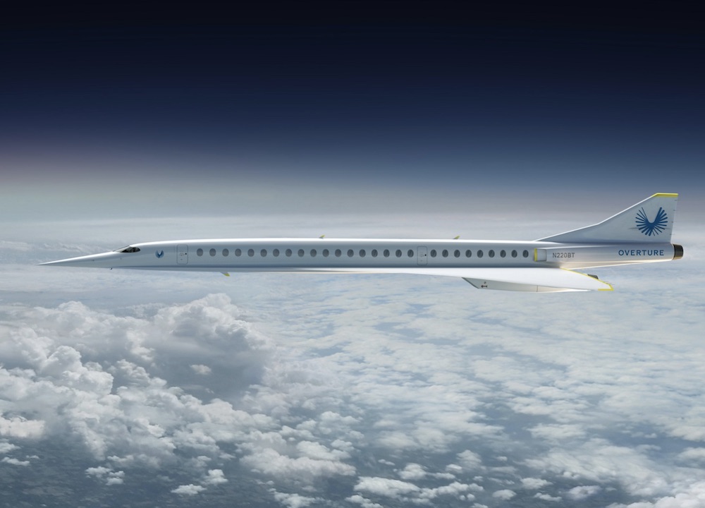 Boom Overture airplane