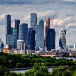 Moscow City buildings