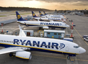 Ryanair airplanes