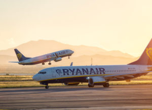 Ryanair airplanes