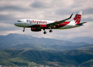 FlyArystan airplane